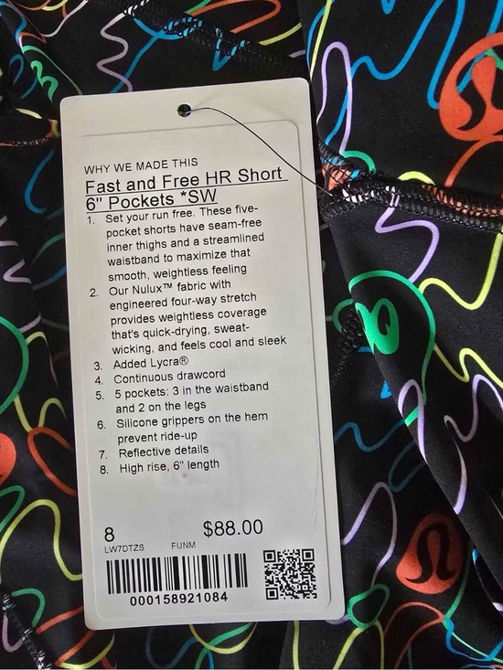 lululemon athletica Pants - Lululemon Seawheeze Fast and Free HR Short size 8